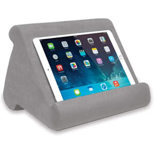 Pill-O-Pad, the multi-angle lap-mounted soft tablet stand